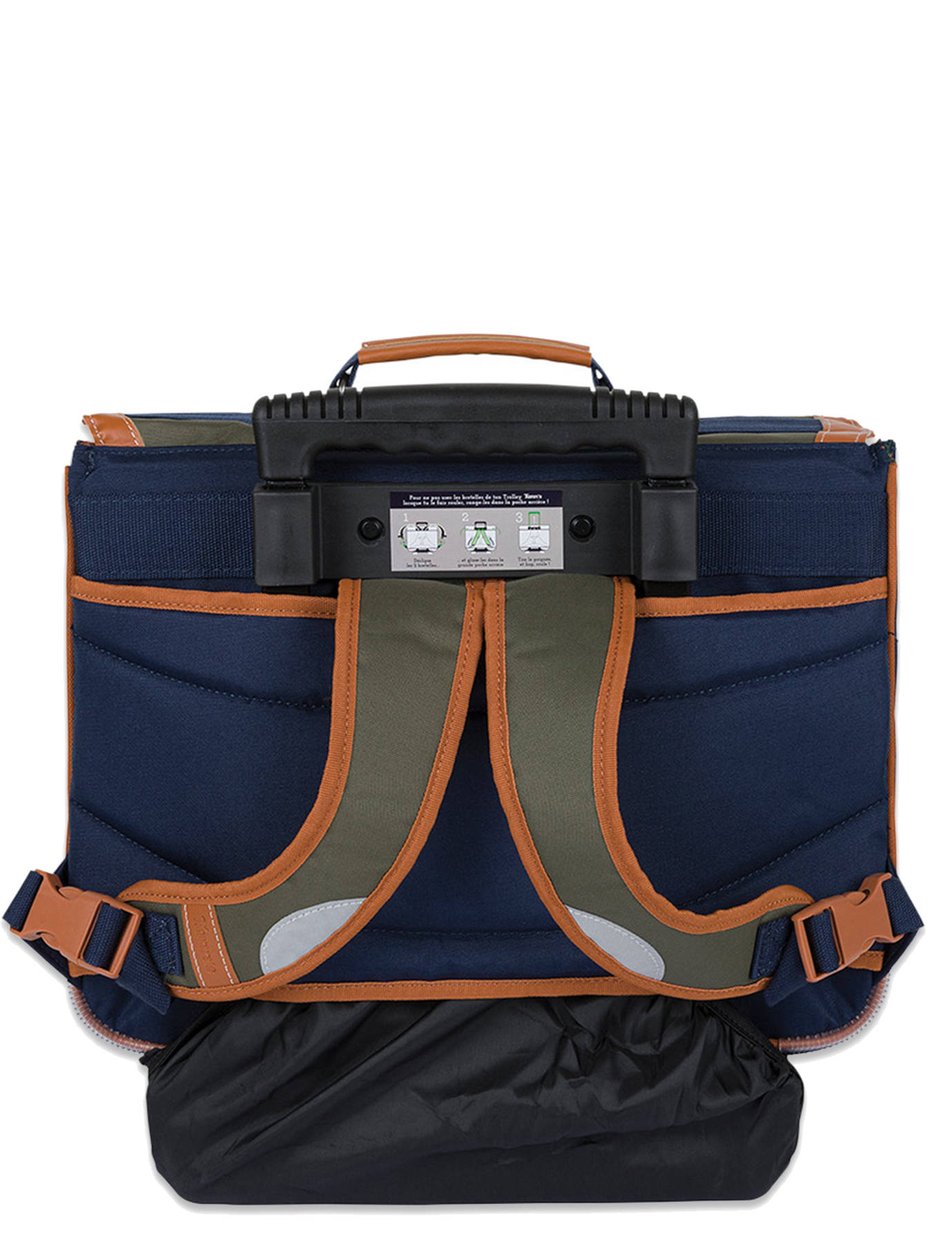 Cartable  roulettes 2 compartiments TANN'S