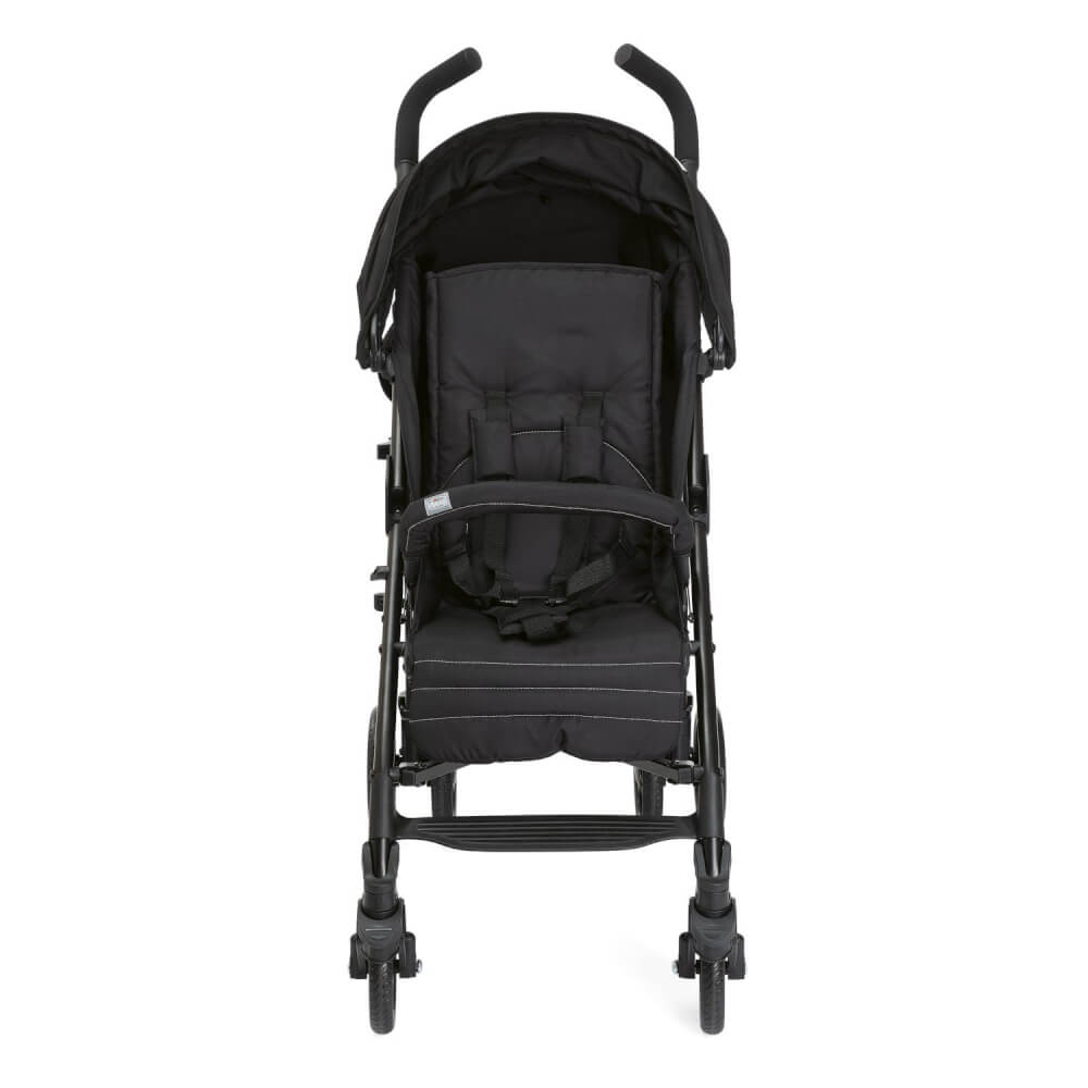 Sportwagen Lite Way4 mit Faltbarem Frontbügel 22Kg Traglast, mit Neuem Großen Verdeck und Textilen Design, inkl. Regensc