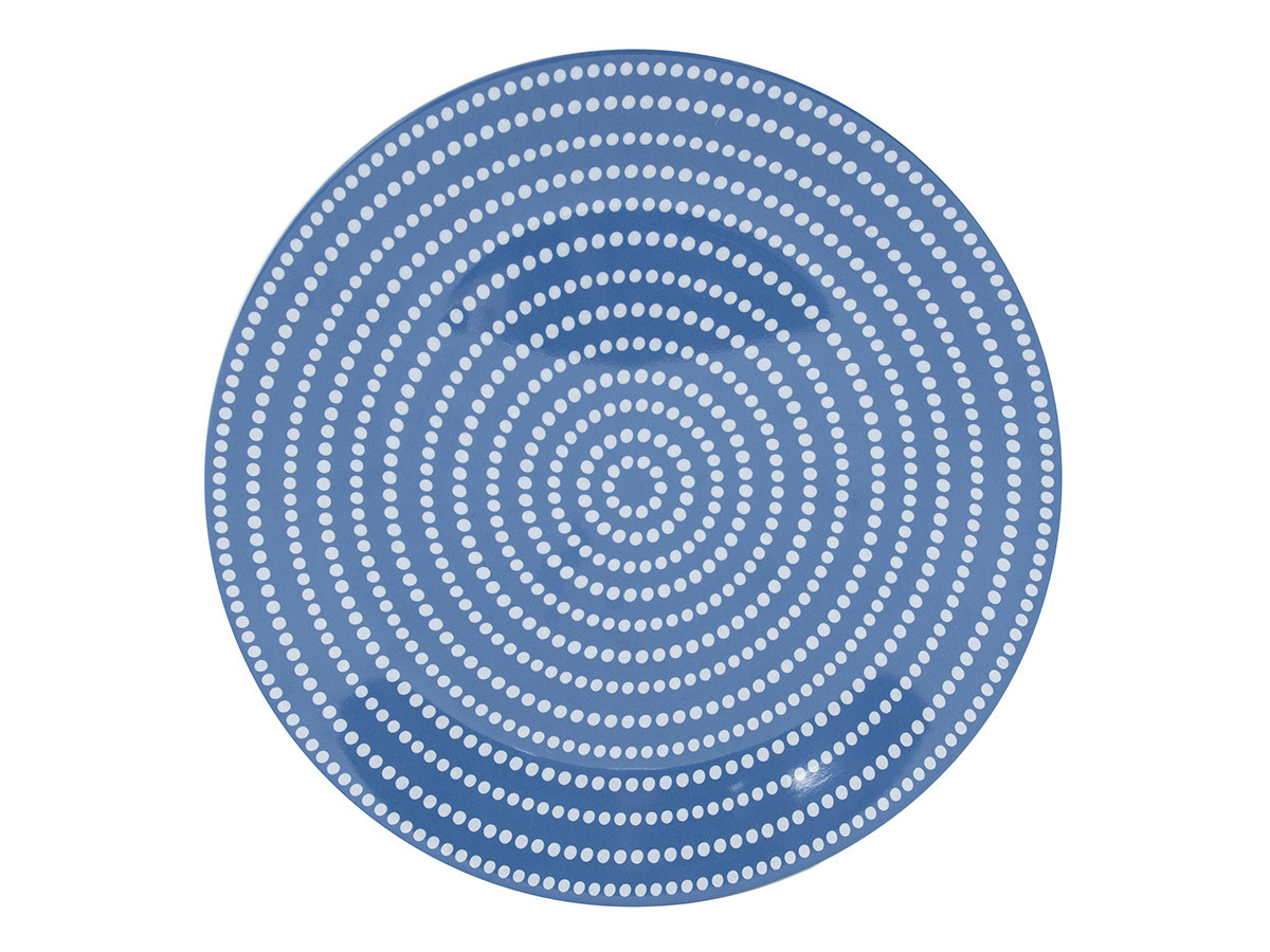 Bo-Camp mix & match blauw 16-delig serviesset