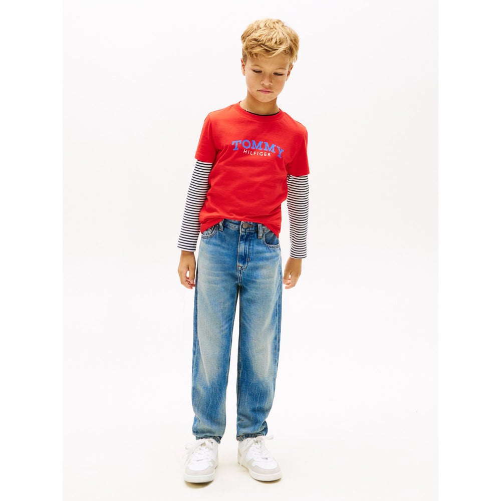 Køb Tommy Hilfiger Rapid Red Monogram Graphic T-Shirt