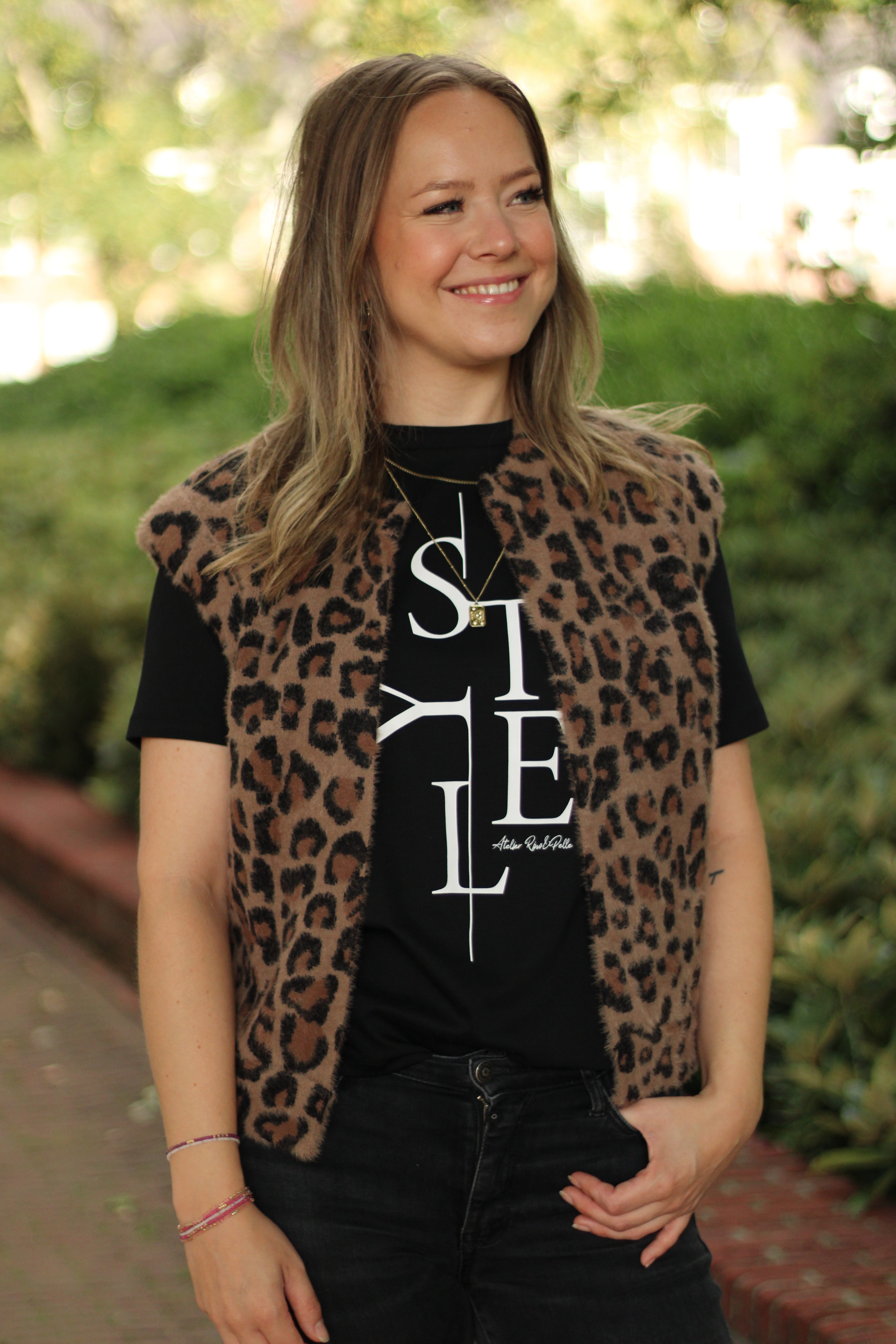 Rino & Pelle - Elona Short Waistcoat - Leopard