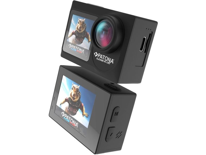 Patona Actionkamera Platinum Life SL4 5K Actionkamera mit APP-Steuerung