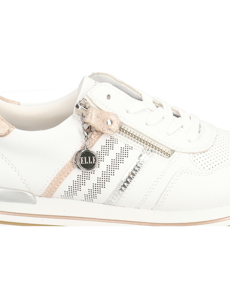 Lederkombination Sneaker