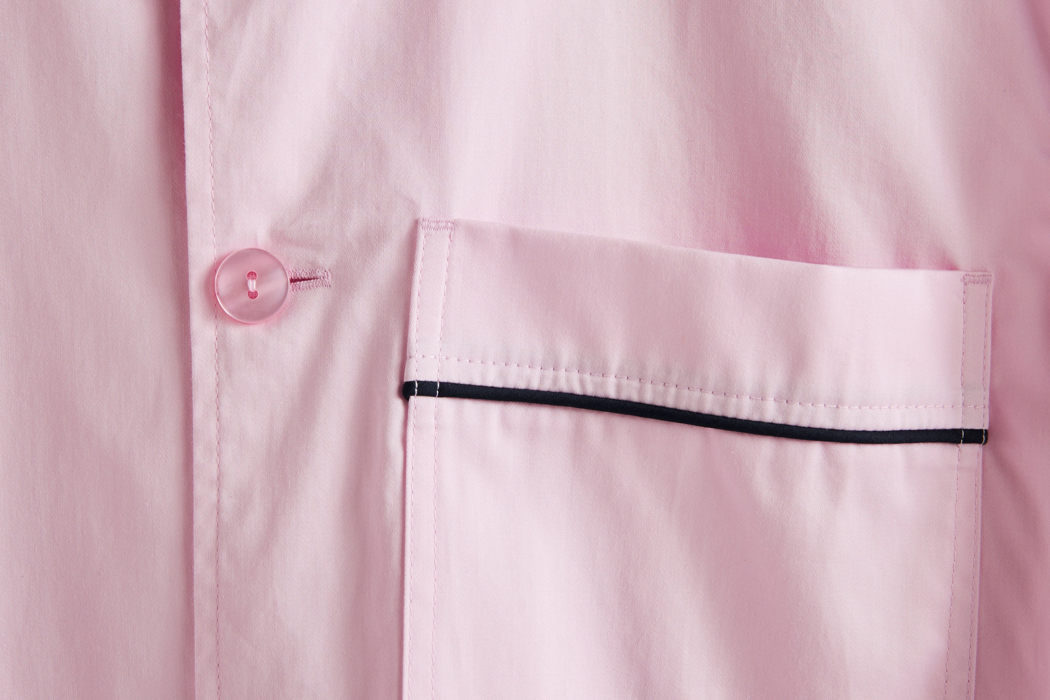 HAY  Outline Pyjama S/S natskjorte - Soft Pink