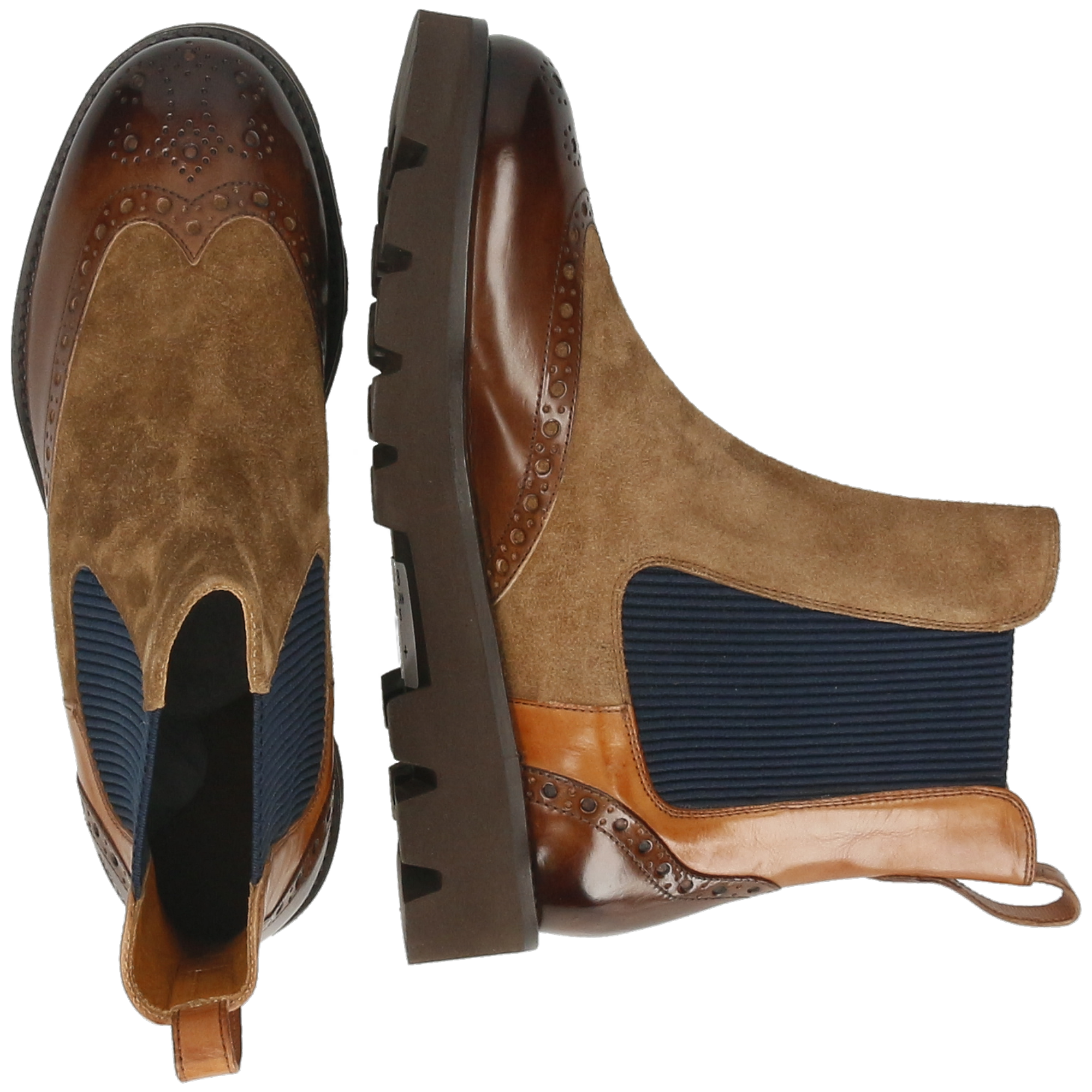 JADE 8 - Bottines à semelle plateforme | Marron