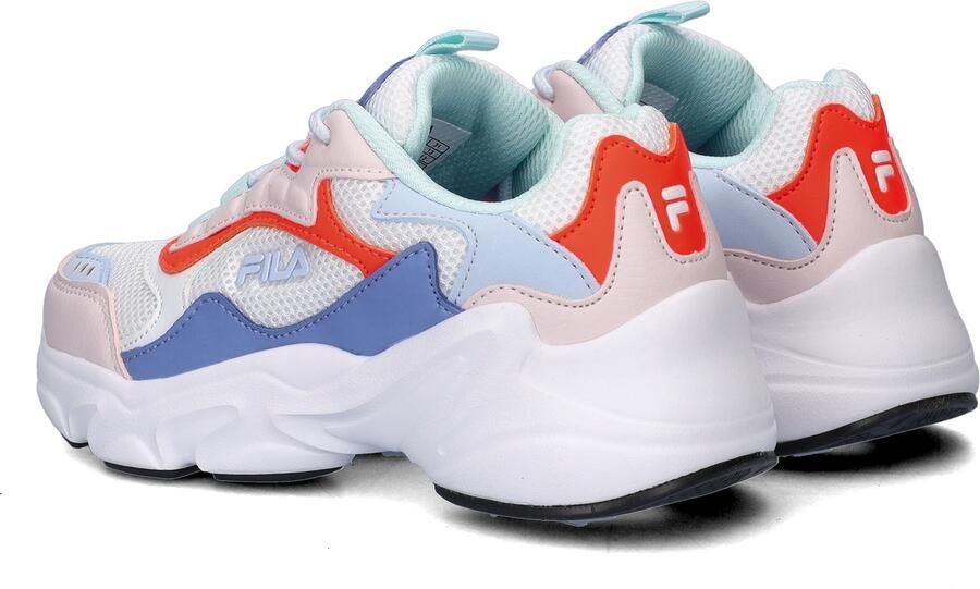 Fila Collene CB sneakers koraalrood lichtblauw