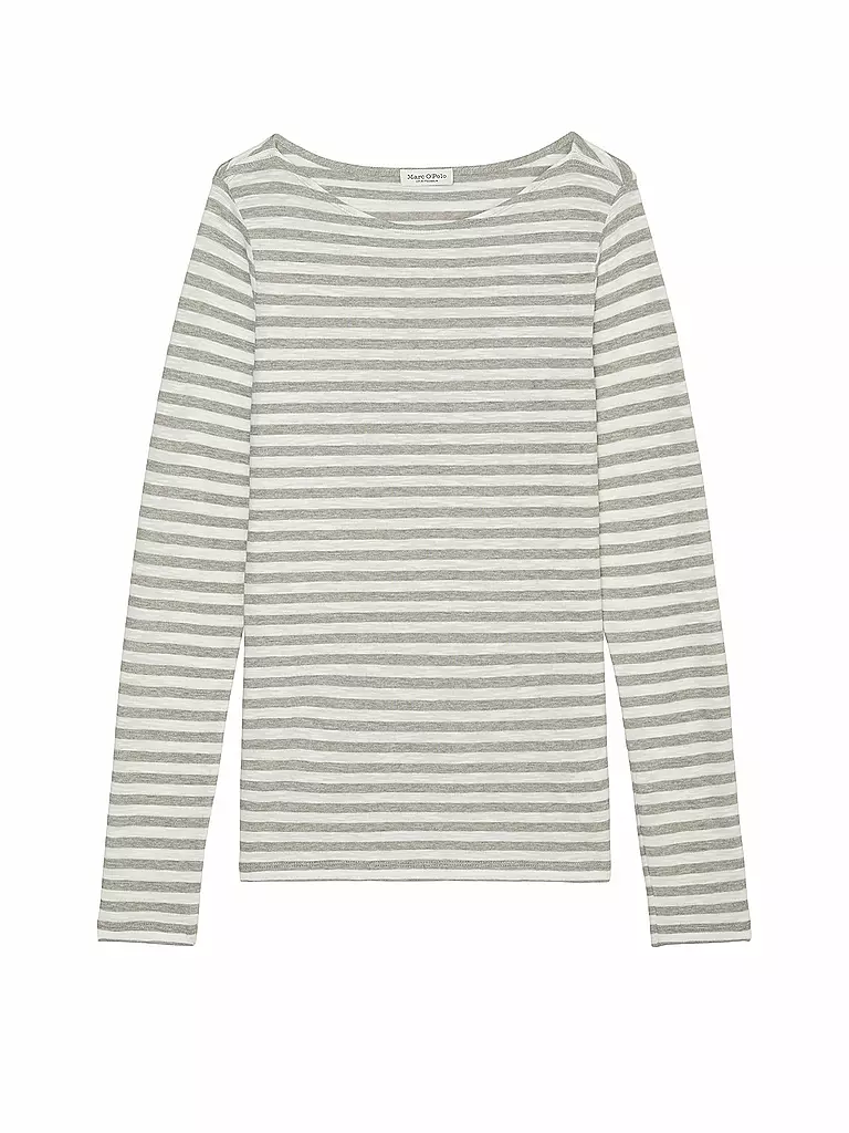 MARC O'POLO Langarmshirt  grau