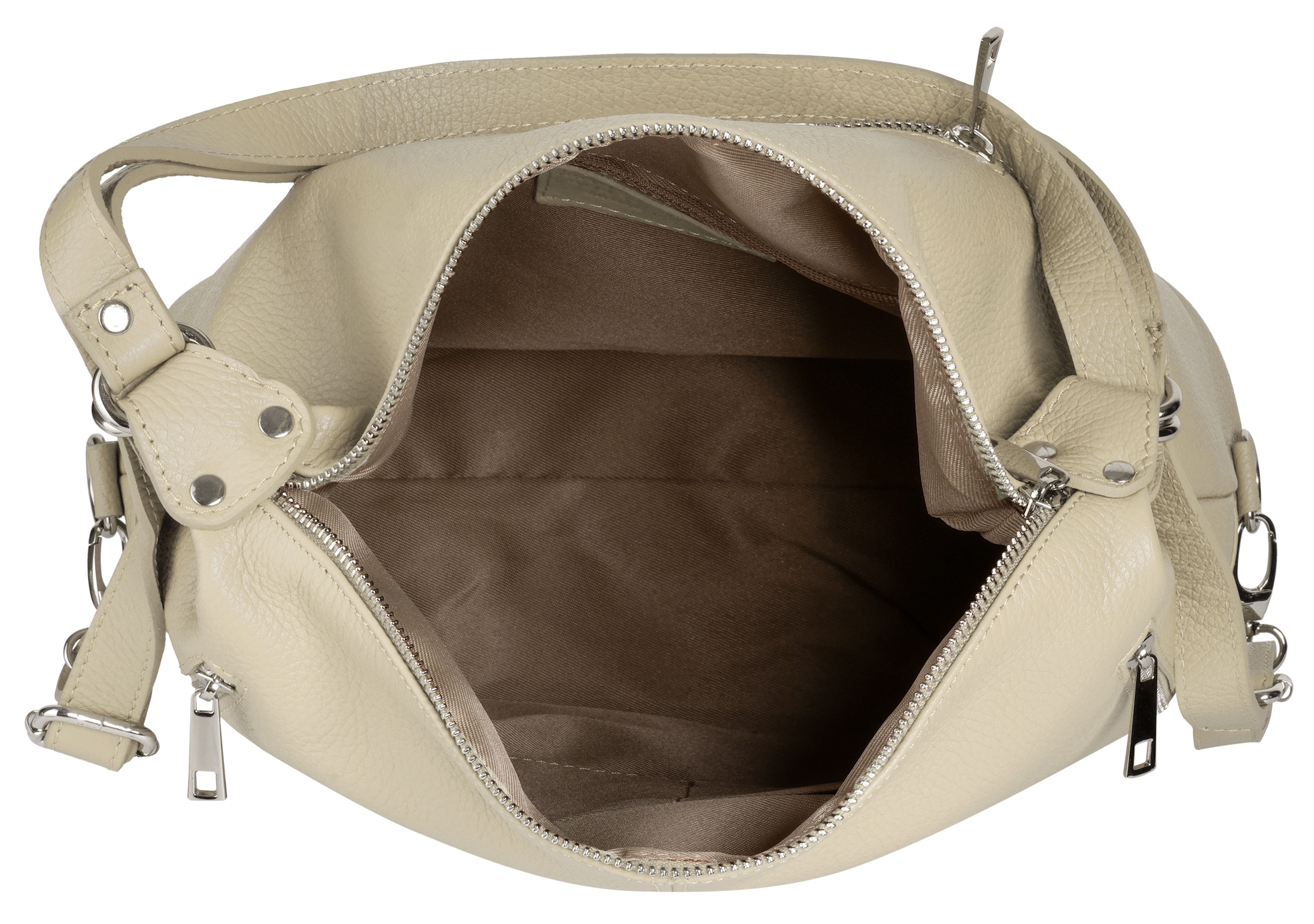 Samantha Look Cityrucksack echt Leder, Made in Italy
