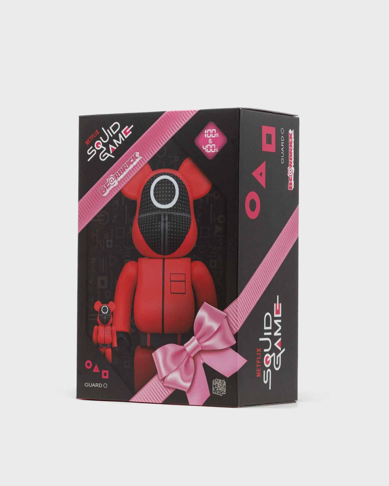 MEDICOM BEARBRICK 400% SQUID GAME WORKER 2-PACK