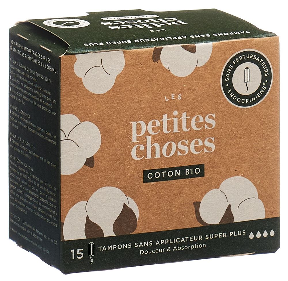LES PETITES CHOSES Tampons super plus Bio 15 Stk