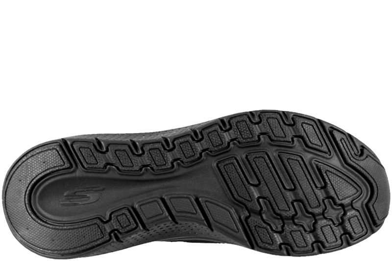 SKECHERS ARCH FIT 2.0-RIGHT AS RAIN BLACK SLIP-INS SNEAKER