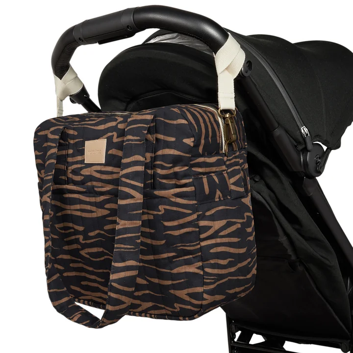 Nobodinoz - Hyde Park Kinderwagen Tasche, wasserfest, blue waves