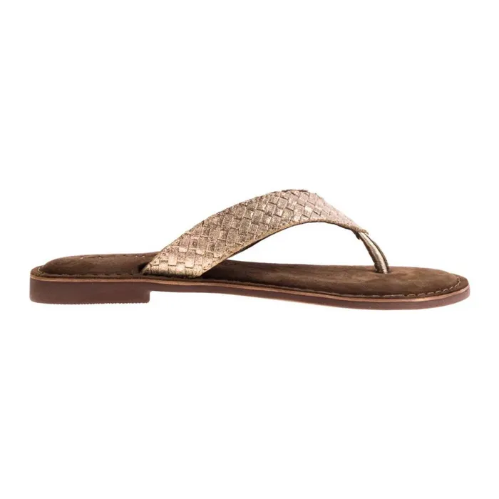Lazamani Shiny Weave Teenslippers Dames