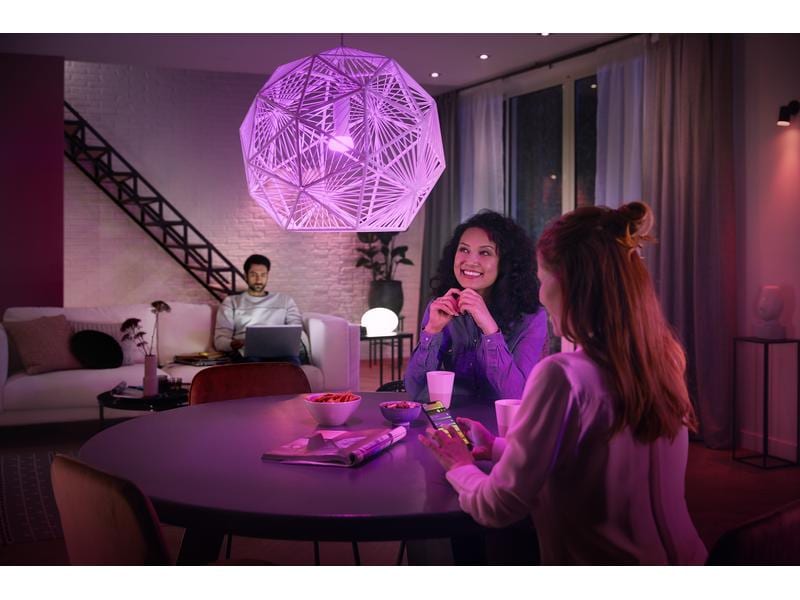 Philips Hue Bridge weiss Brücke zwischen der App und den Lampen