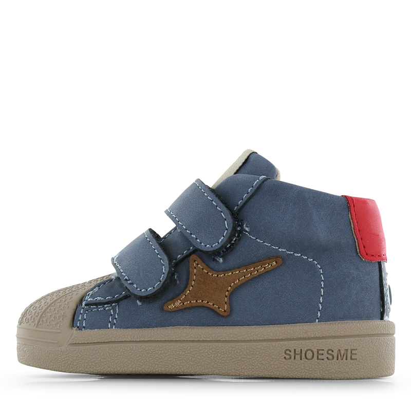 Shoesme hoher blauer Sneaker mit Stupsnase