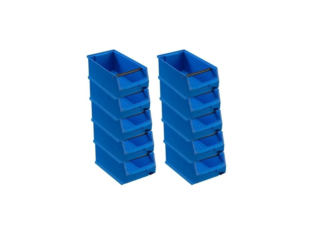 PROREGAL Blauwe Opbergdoos 4.1 Met Handvat HxBxD 15 x 20 x 35 cm 7.2 Liter Opbergbak Opbergdoos Opbergdoos Assortiment Sorteerbak