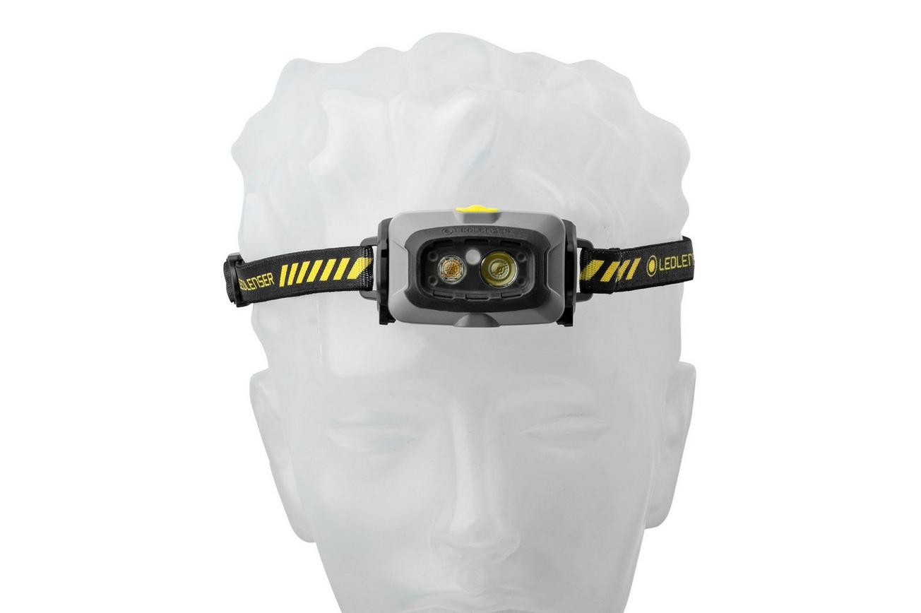 Ledlenser HF4R Work oplaadbare hoofdlamp, grijs, 500 lumen