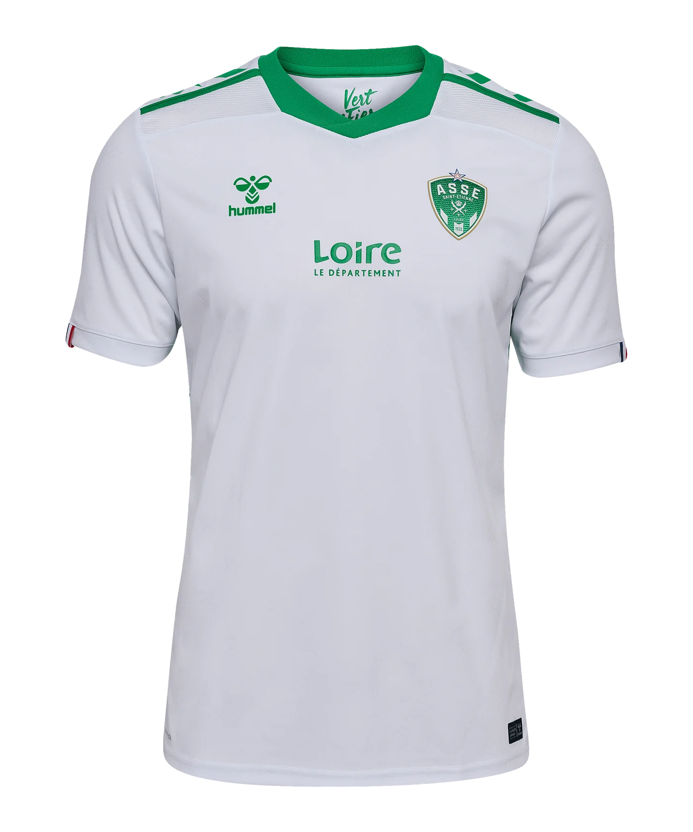 Hummel AS St. Etienne Trikot Away 2024/2025 Kids Weiss F9001