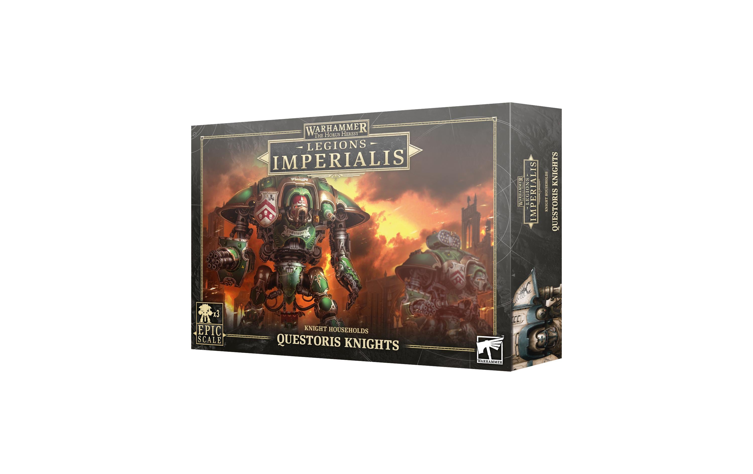 Figurenset Warhammer Horus Heresy Questoris KnightsWarhammer the Horus Heresy Legions Imperialis Miniaturen: Questoris Knights