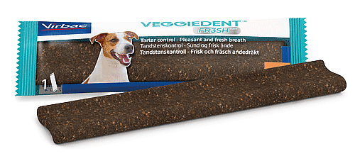 VeggieDent FR3SH Single Kauwstrips | S - 30 stuks | 12137.1