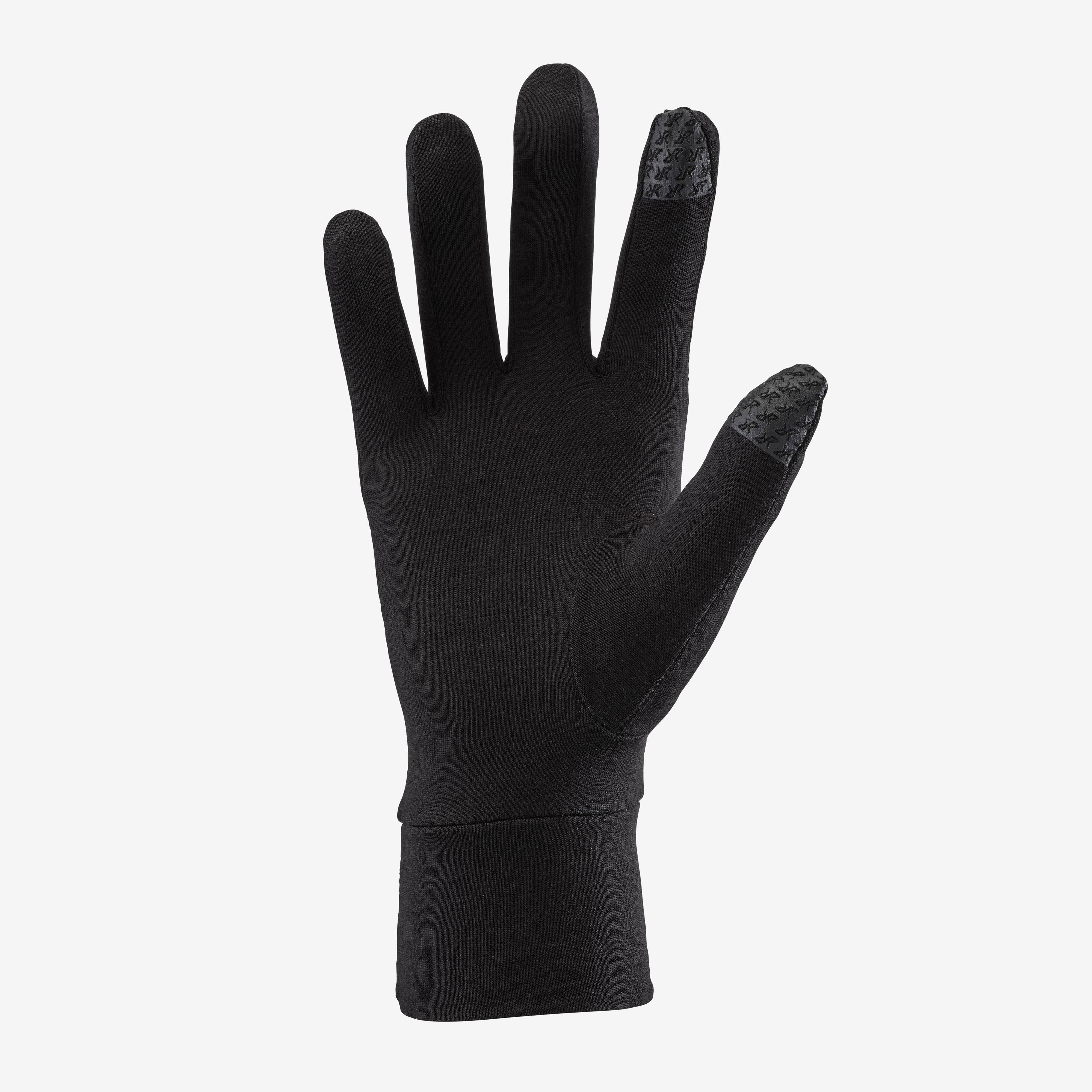 Wool Liner Glove  Black