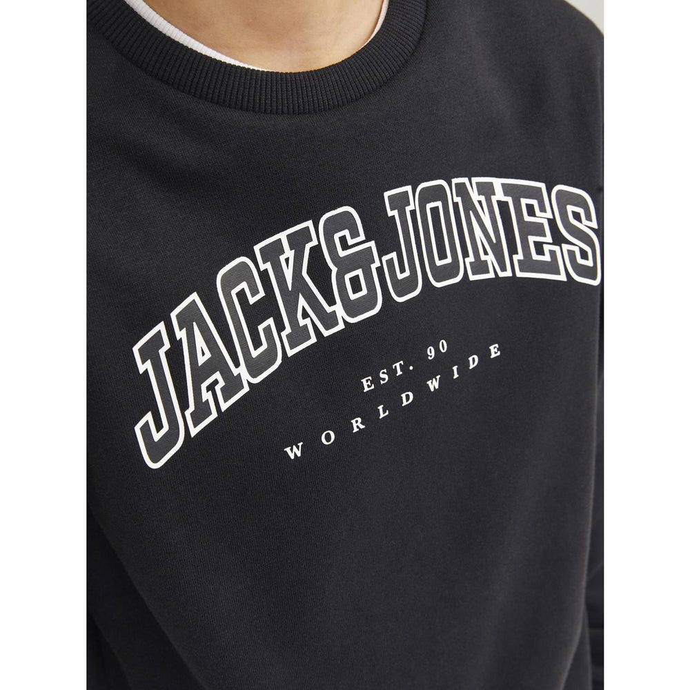 Køb Jack & Jones Junior Black caleb Varsity Sweatshirt