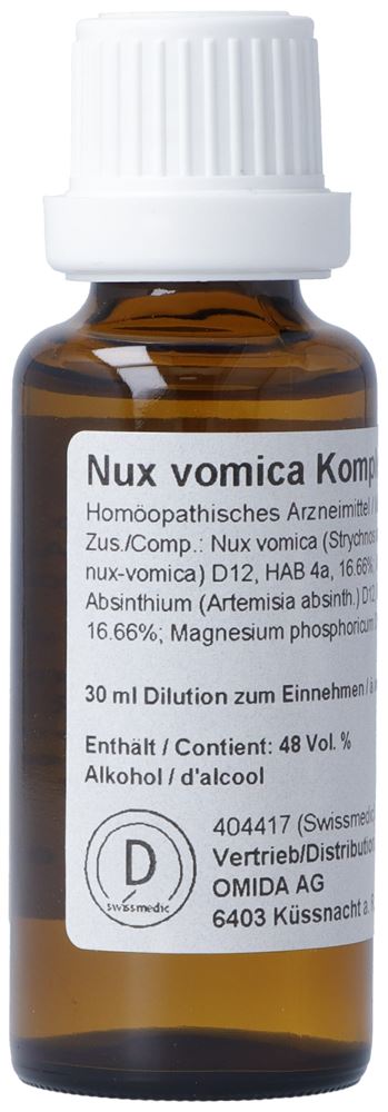 Omida Nux vomica Komplex<br>30 ml, Dilution