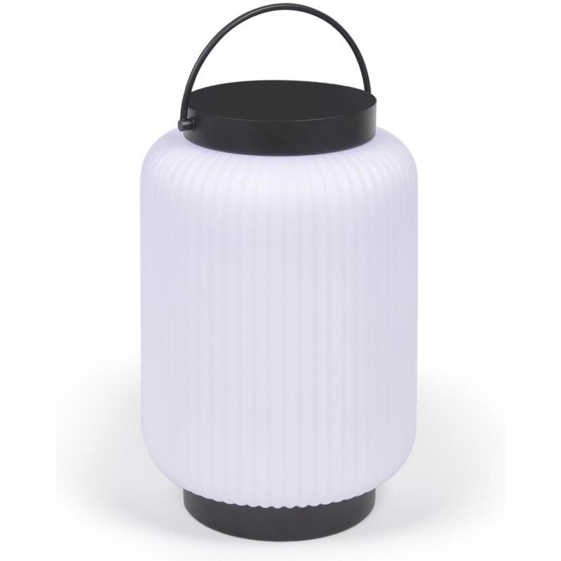 Lampe de table Verona en polyéthylène et métal avec finition noire