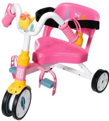 BABY born - Trike Poppenfietsset - Driewieler - Roze