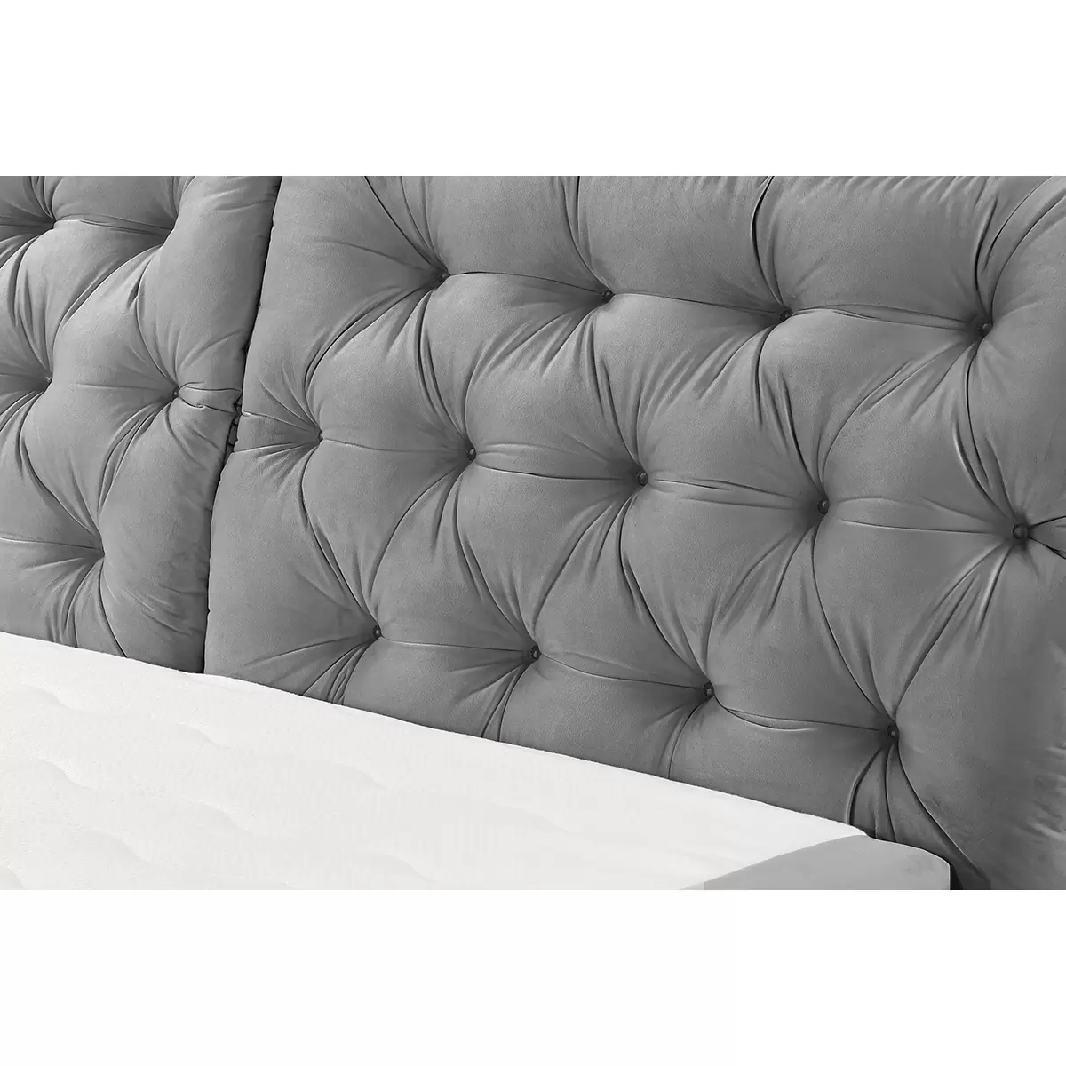 Boxspringbett Charlie Max 180x200 Grau