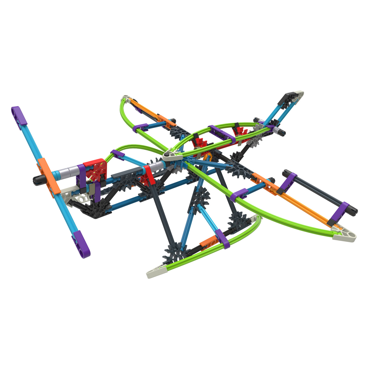 K'Nex Bouwset Wings & Wheels 30 Modellen, 500dlg.