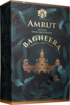 AMRUT BAGHEERA SHERRY CASK FINISH GIFTSET 70CL
