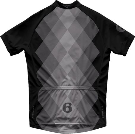 THE ARGYLE Herren-Kurzarmtrikot  blackgray  3XL