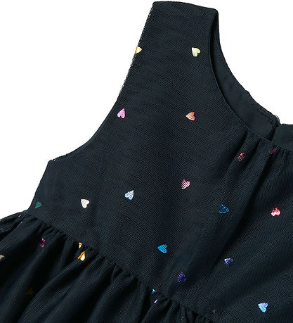 Name It Kleid - NmfVabos - Dark Sapphire m. Herzen