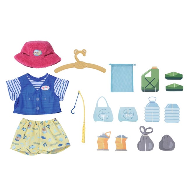 BABY born Bär - Fischer Outfit - 43 cm