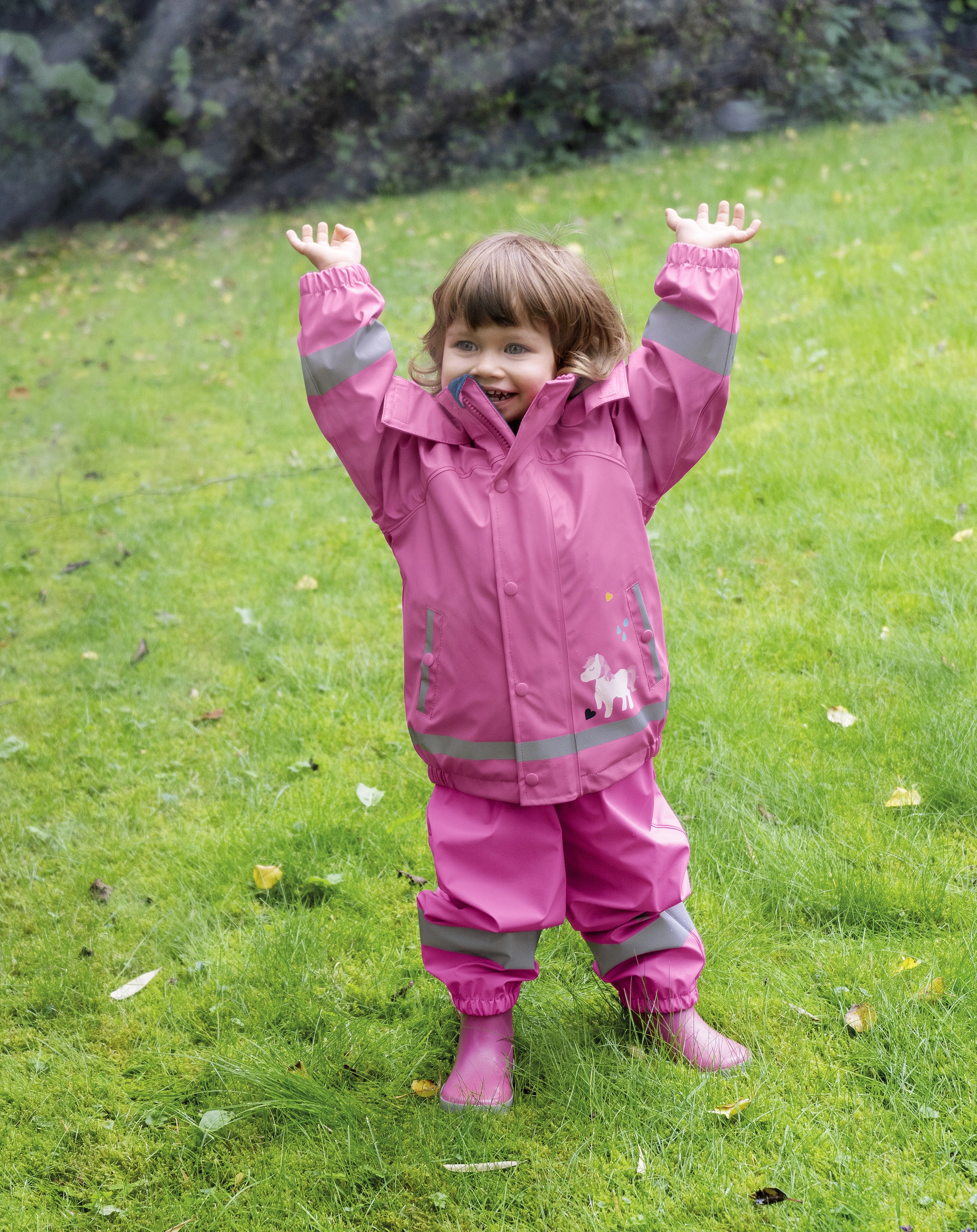 Regenjacke PONY mit Innenfleece in hortensie