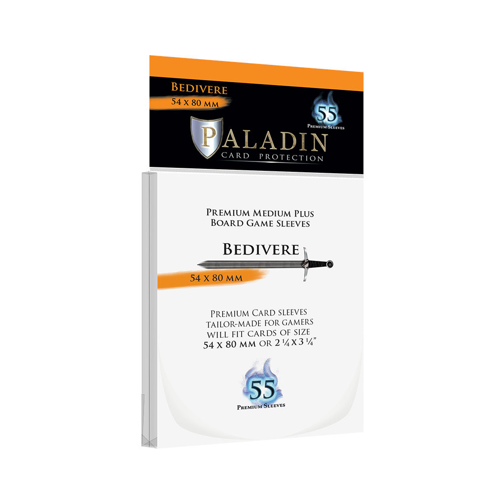 55 Protège Cartes Paladin - Bedivere - Medium Plus 54 x 80 mm