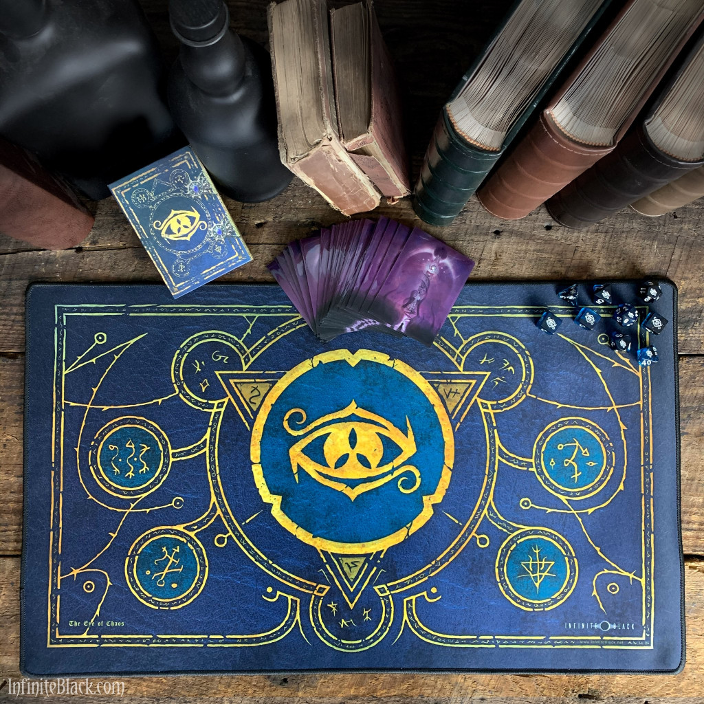 Playmat Infinite Black - The Eye of Chaos
