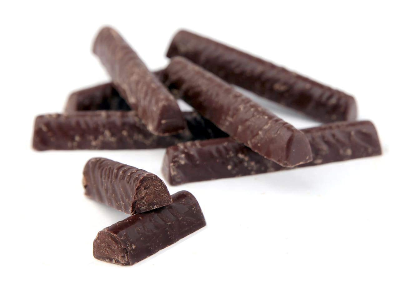 Bâtons de chocolat noir 50% - fourré café - 15 bâtons - Villars