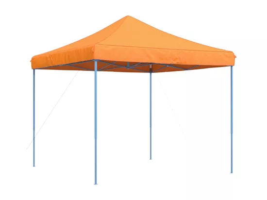 Tente de réception pliable escamotable orange 292x292x315 cm