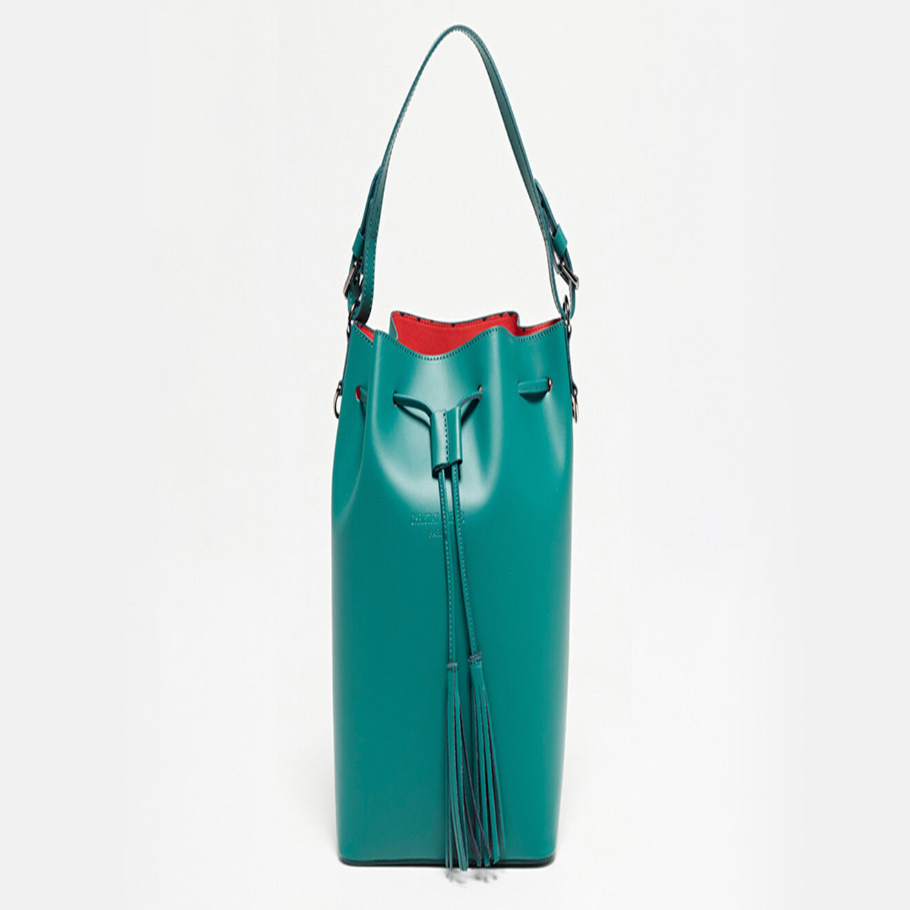 Christian Laurier Sac seau en Cuir Brigit vert - 30x13x26 cm