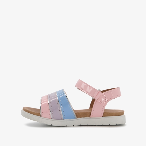 Blue Box meisjes sandalen roze met blauwe details