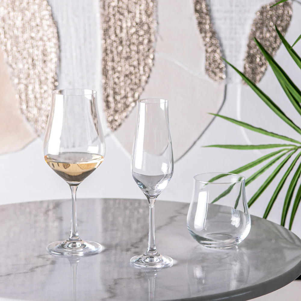 Boîte de 6 gobelets Tulipa 35 cl en cristallin Table passion