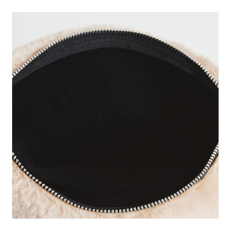 Sac bandoulière 30 cm en fausse fourrure Nevada