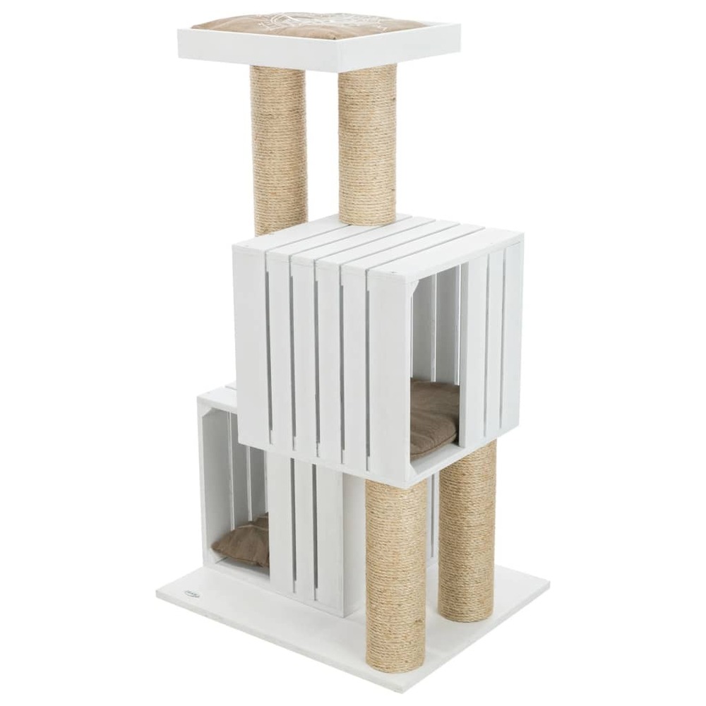 Griffoir pour chats be nordic skadi blanc et sable