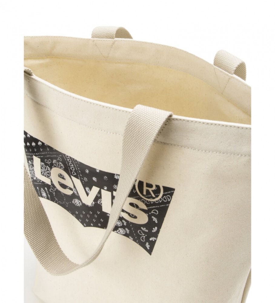 Bolsa tote feminina Levi's Batwing bege