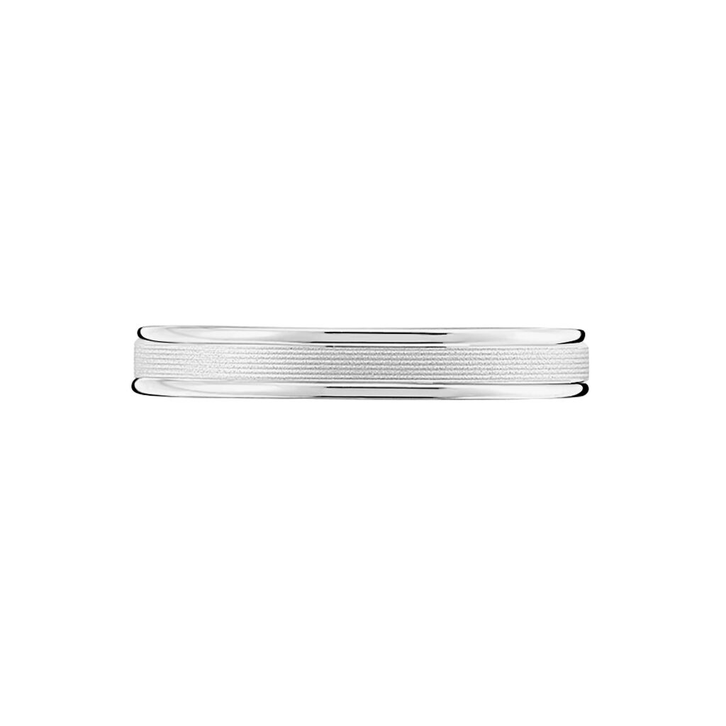 Alliance Aelyne Ruban Plat Argent Blanc