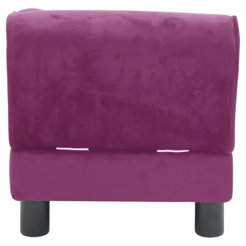 Sofá para cães Vidaxl roxo com encosto