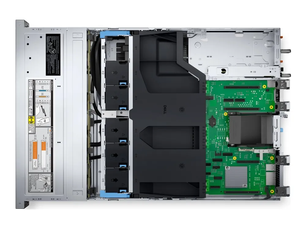 Dell PowerEdge R550 - Server - rack-monterbar 2U - 2-vejs - 1 x Xeon Silver 4310 / op til 3.3 GHz - RAM 32 GB - SAS - hot-swap 3.5