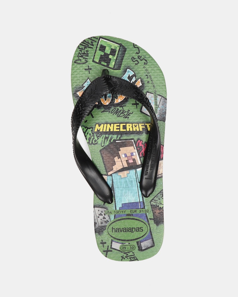 Havaianas Minecraft Slippers  - zwart
